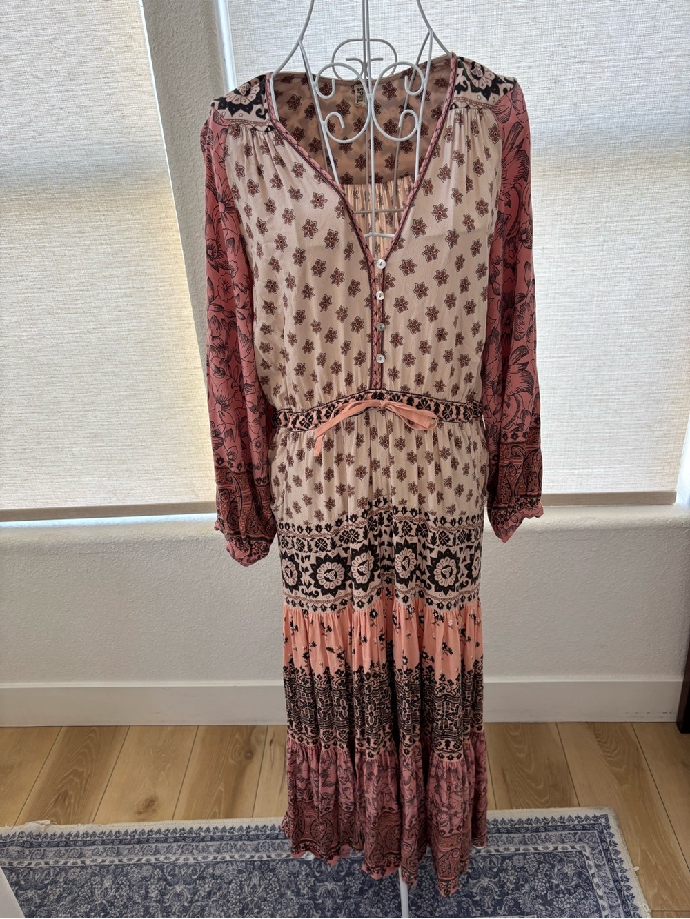 SPELL & THE GYPSY LIONHEART SUNDOWN GOWN XS Floral